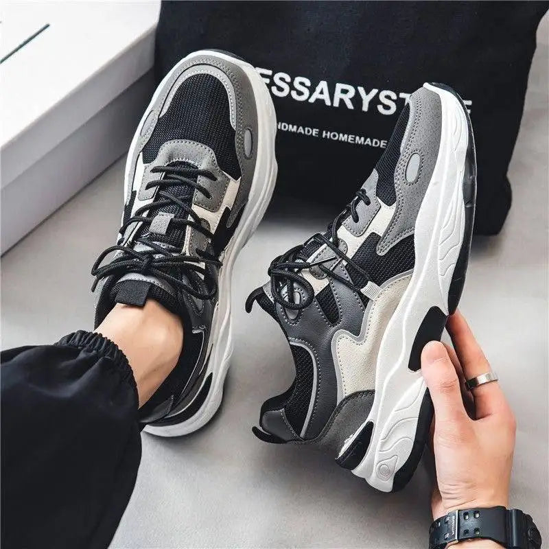 Men’s Lace-Up Breathable Athletic Sneakers-5