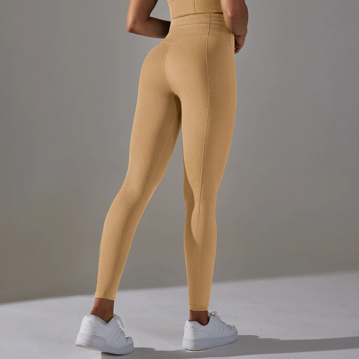 Seamless Workout Legging With Dot Tummy Control High Waist Yoga Leggings Women Non See Through Gym Fitness Pants-15