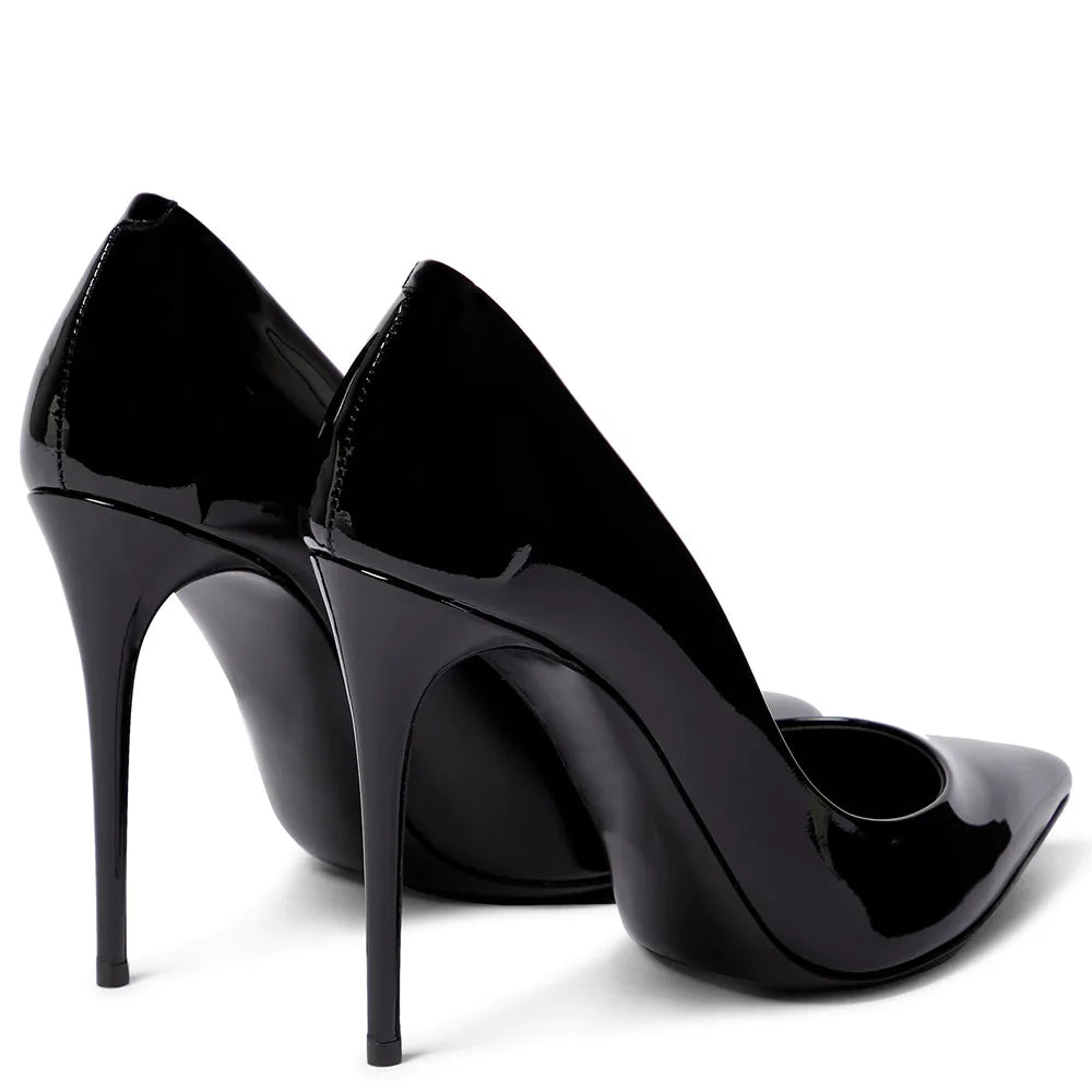 Heeled Pumps 10 CM Stiletto Pointed Toe Office Ladies Heels Women High Heel Dress Shoes-5