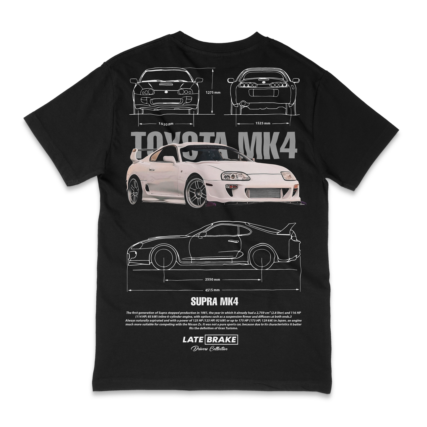 Supra Mk4 (WHT) Drivers Collective T-Shirt