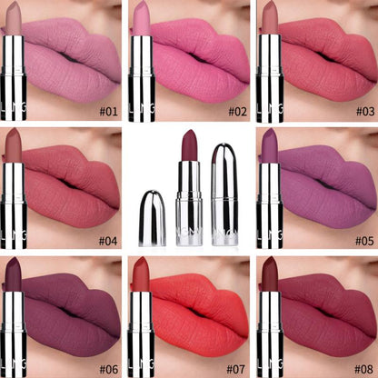 Matte Silver Long-Lasting Lipstick