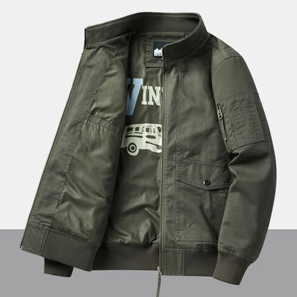 Men’s Loose Casual “Hard Han” Style Jacket – Streetwear Oversized Coat