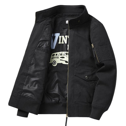 Men’s Loose Casual “Hard Han” Style Jacket – Streetwear Oversized Coat