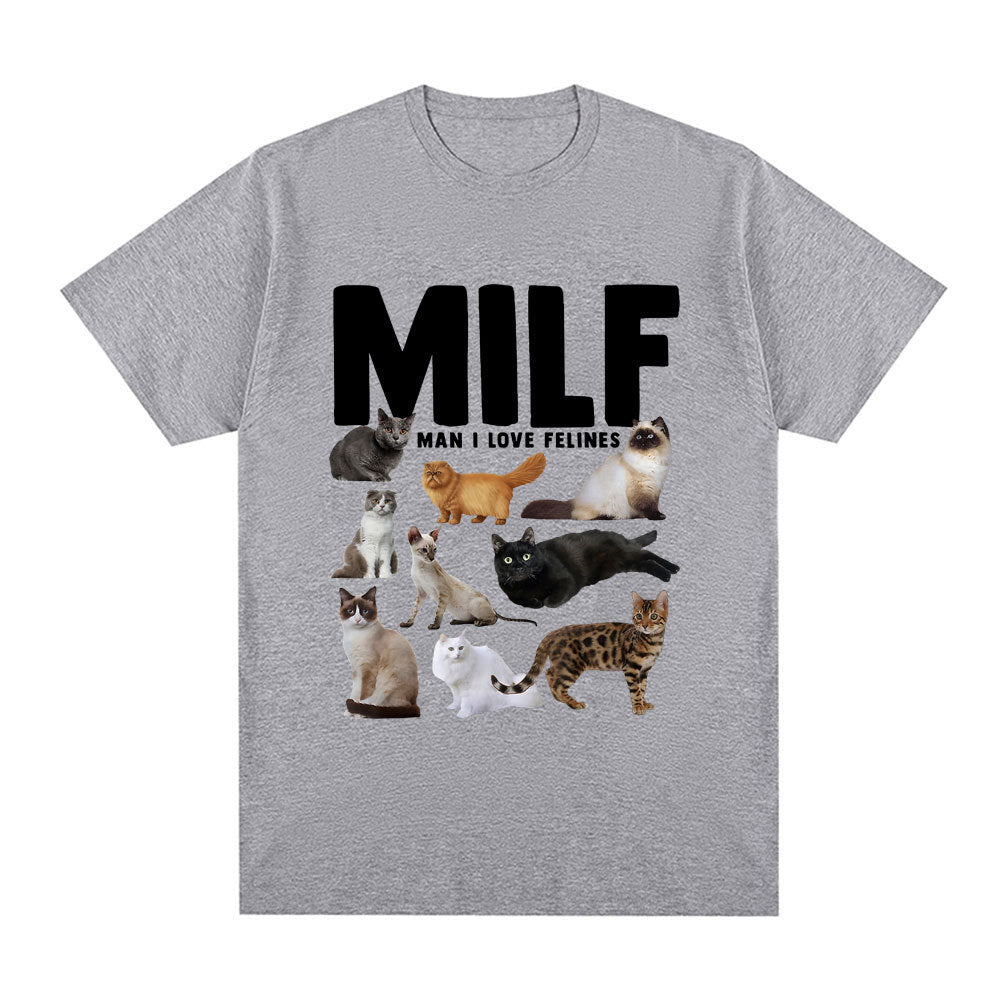 Pawsitively Hilarious – Funny Cat Lover Graphic T-Shirt for Meowgical Humans