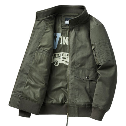 Men’s Loose Casual “Hard Han” Style Jacket – Streetwear Oversized Coat