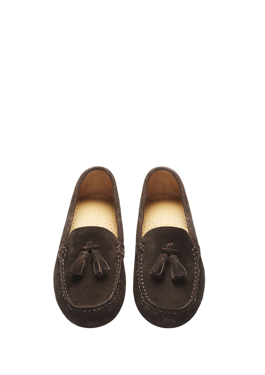 Women's Tasselled Driving Loafers, brown suede