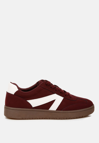 Zoomer Contrasting Patchwork Chunky Sneakers-0