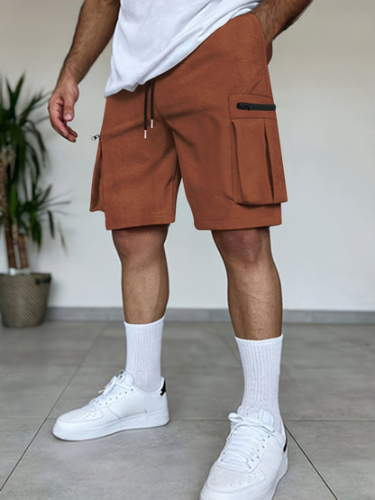 Outdoor Multi-Pocket Workwear Shorts
