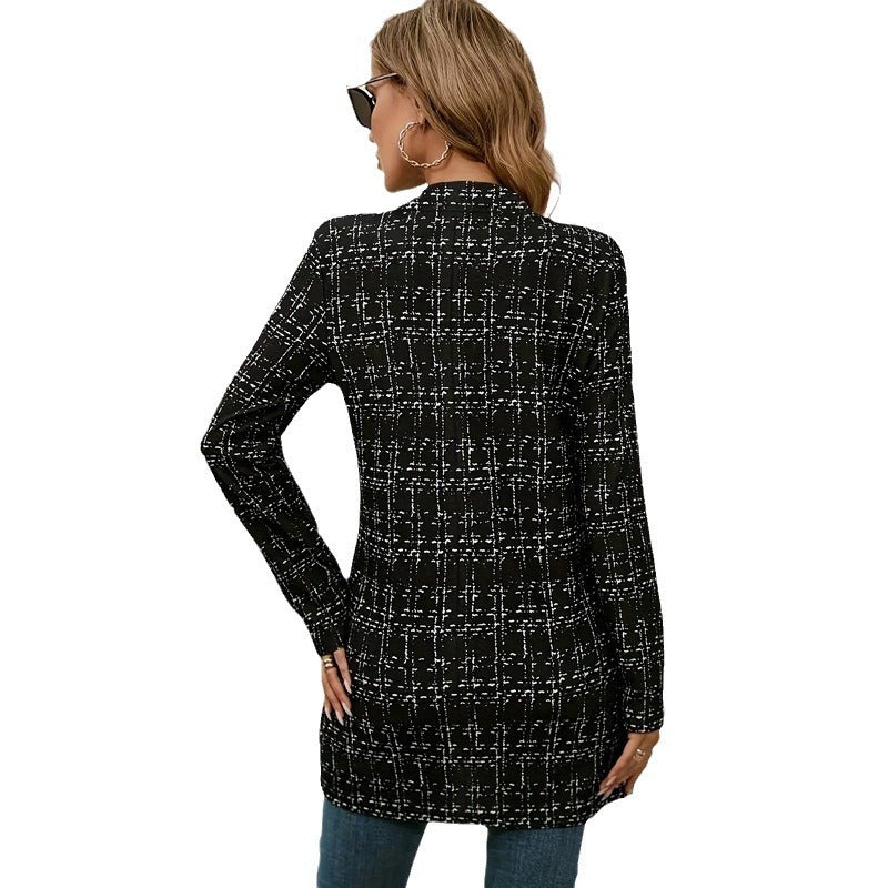 Women’s Slim Fit Blazer – European & American Style Fall/Winter Suit Jacket