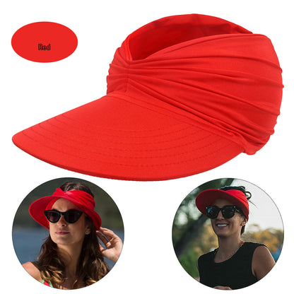 Women's New Empty Top Sunscreen Sports Beach Sun Hat