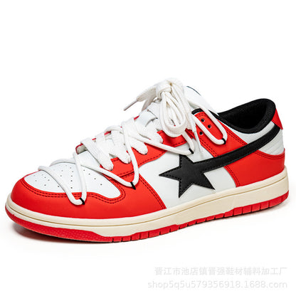 Sneaker „Star Dash“ in Weiß und Rot