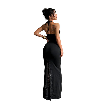 Sexy Figure-Hugging Lace Slip Dress for Women