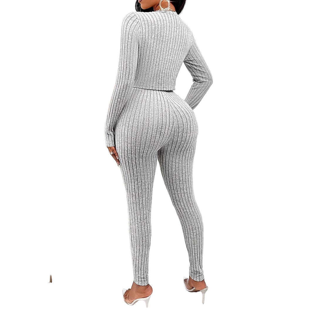 Women’s Fashion Three-Piece Set – Chic Cardigan, Camisole & Pants Outfit