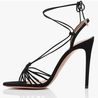 Women’s Fashion Strap Sandals – Elegant Stiletto High Heels
