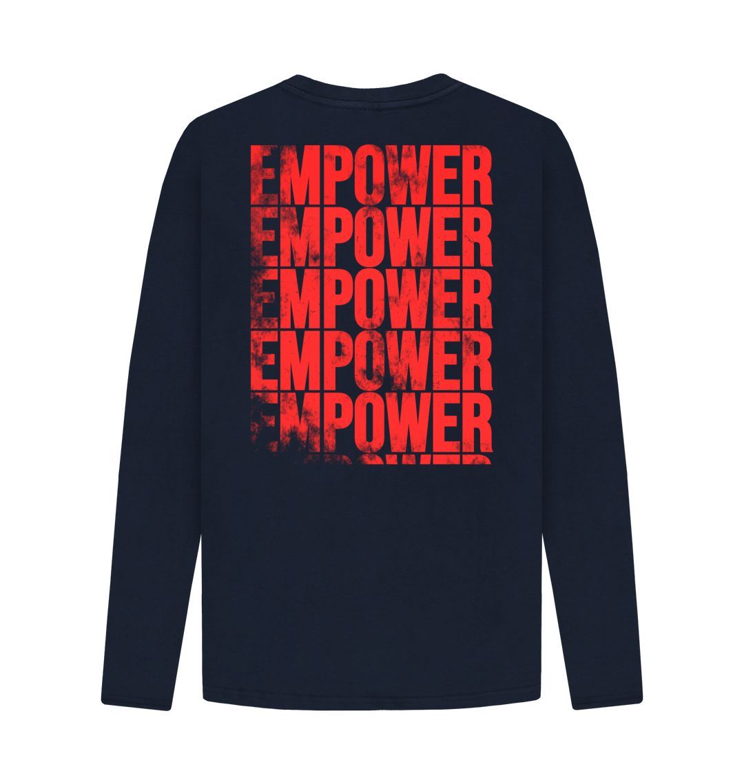 Men 'Empower' Hand cuff Print long Sleeve T-Shirt