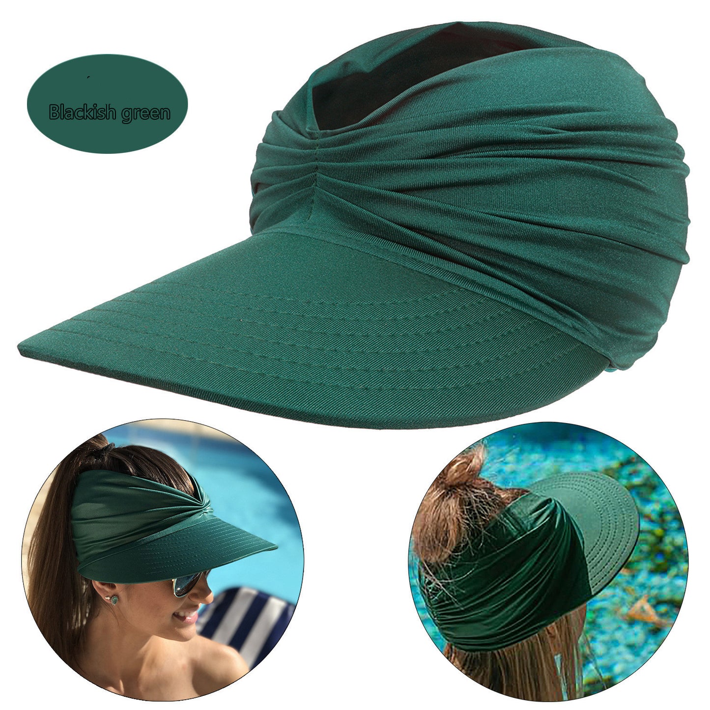 Women's New Empty Top Sunscreen Sports Beach Sun Hat