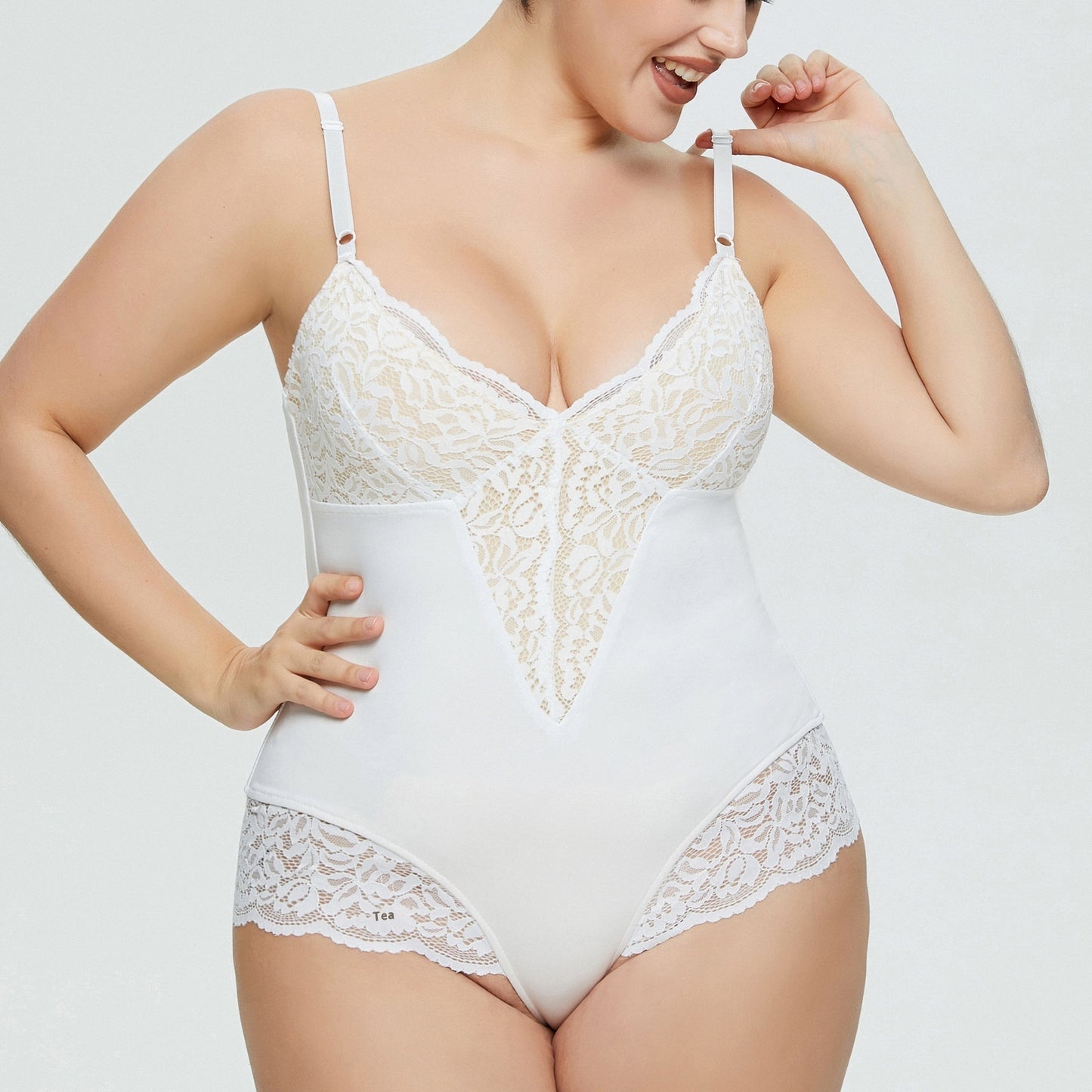Women’s Sexy Lace Stitching T-Back Jumpsuit – One-Piece Lingerie Bodysuit