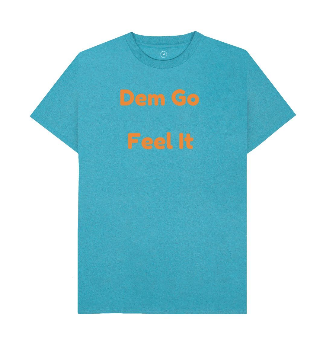 Ocean Blue Men's Dem Go Feel It T-Shirts