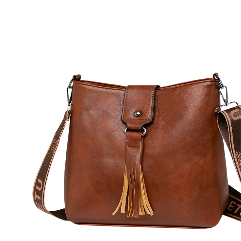 Retro Women's Leisure Bucket Bag Shoulder Messenger Bag
