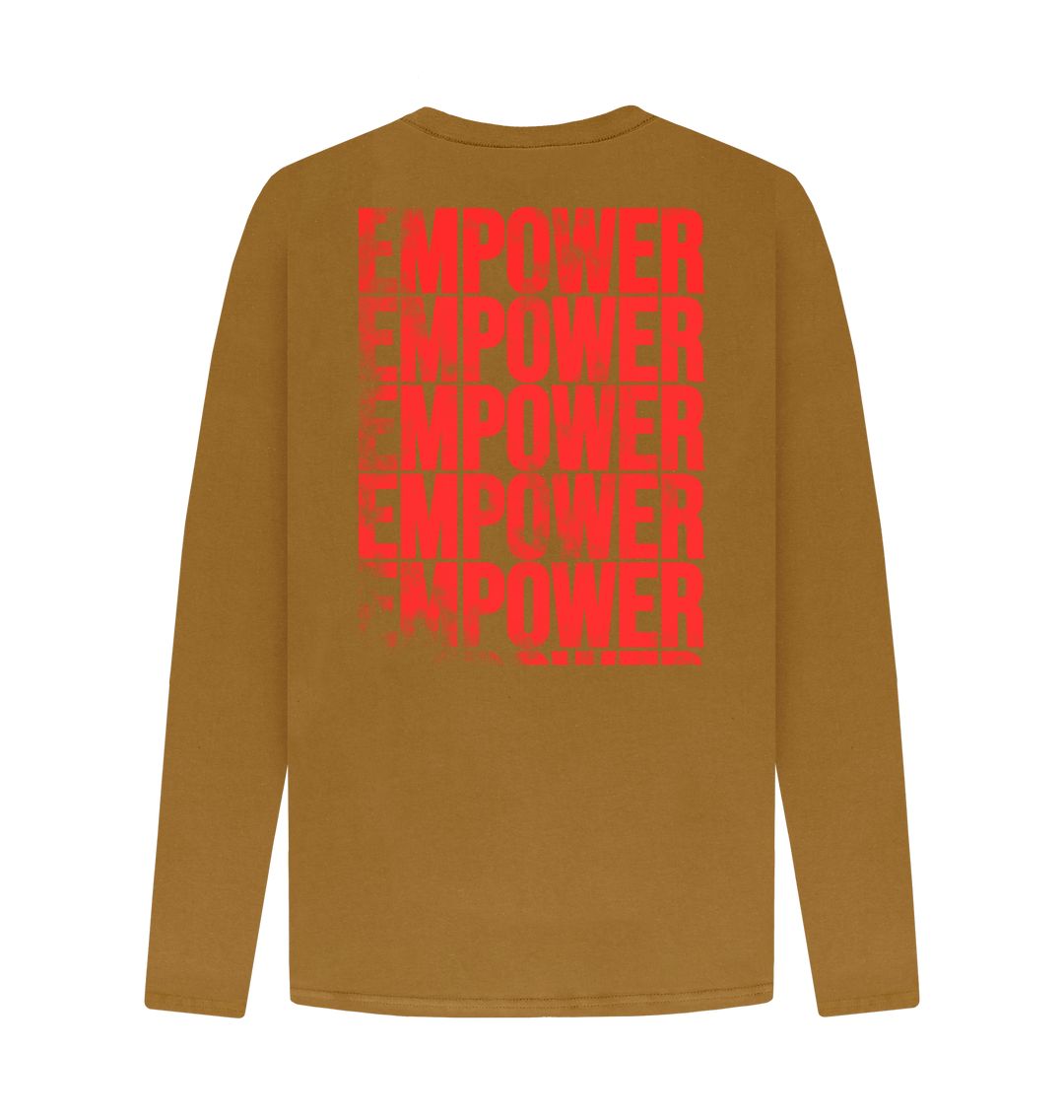 Men 'Empower' Hand cuff Print long Sleeve T-Shirt