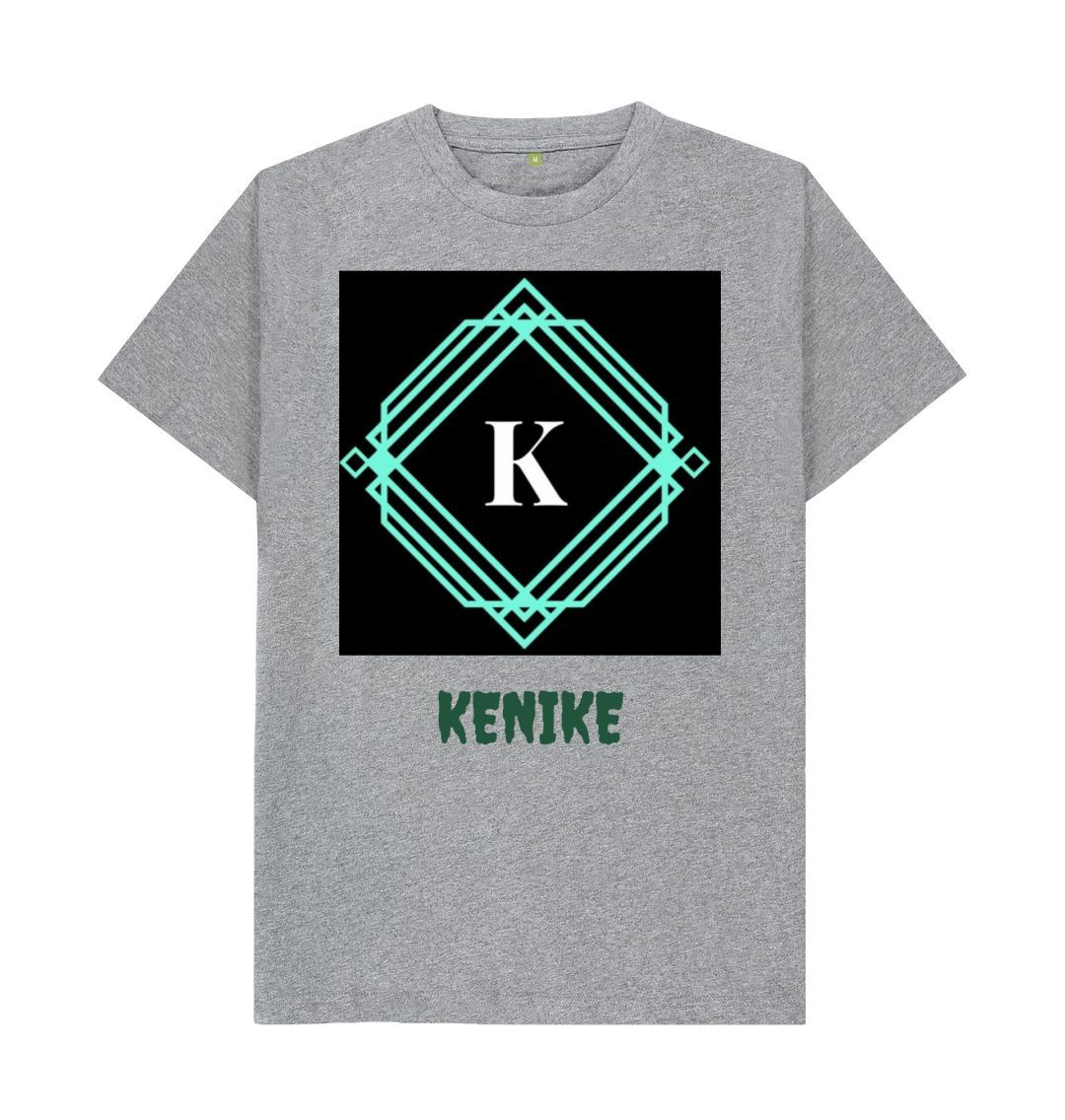 Athletic Grey Men's Kenike Brand Print T-Shirts