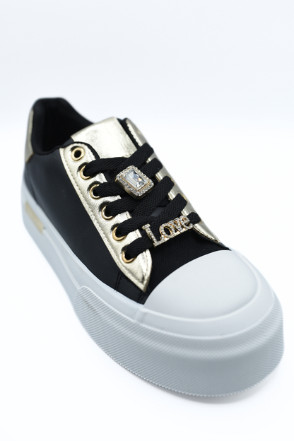 Lace Up Love Platform Trainers