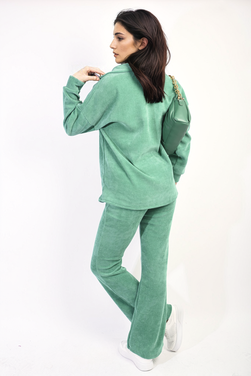 Collared Long Sleeve & Trouser Co-ord Set-6