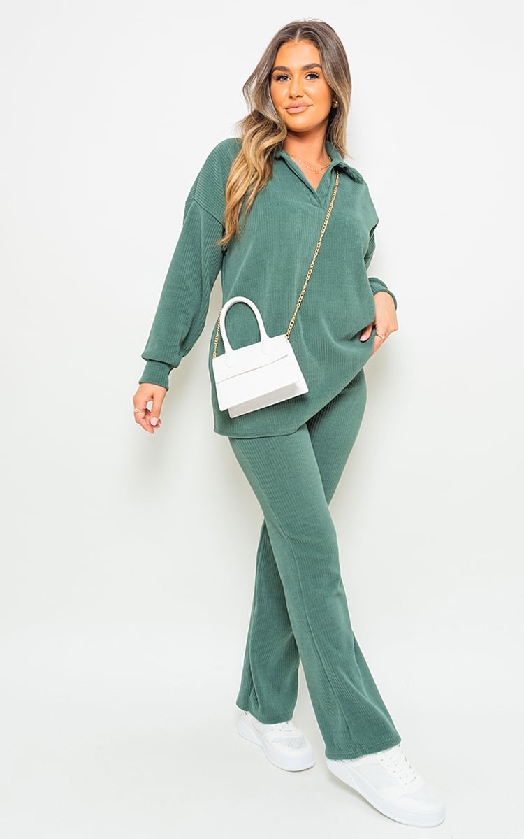 Collared Long Sleeve & Trouser Co-ord Set-16