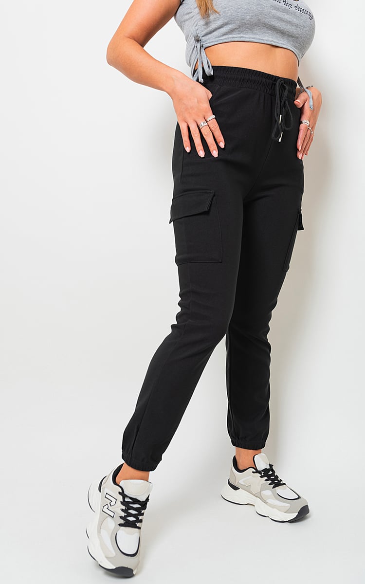 Size Frankie Cargo Pocket Trouser with Drawstring-3