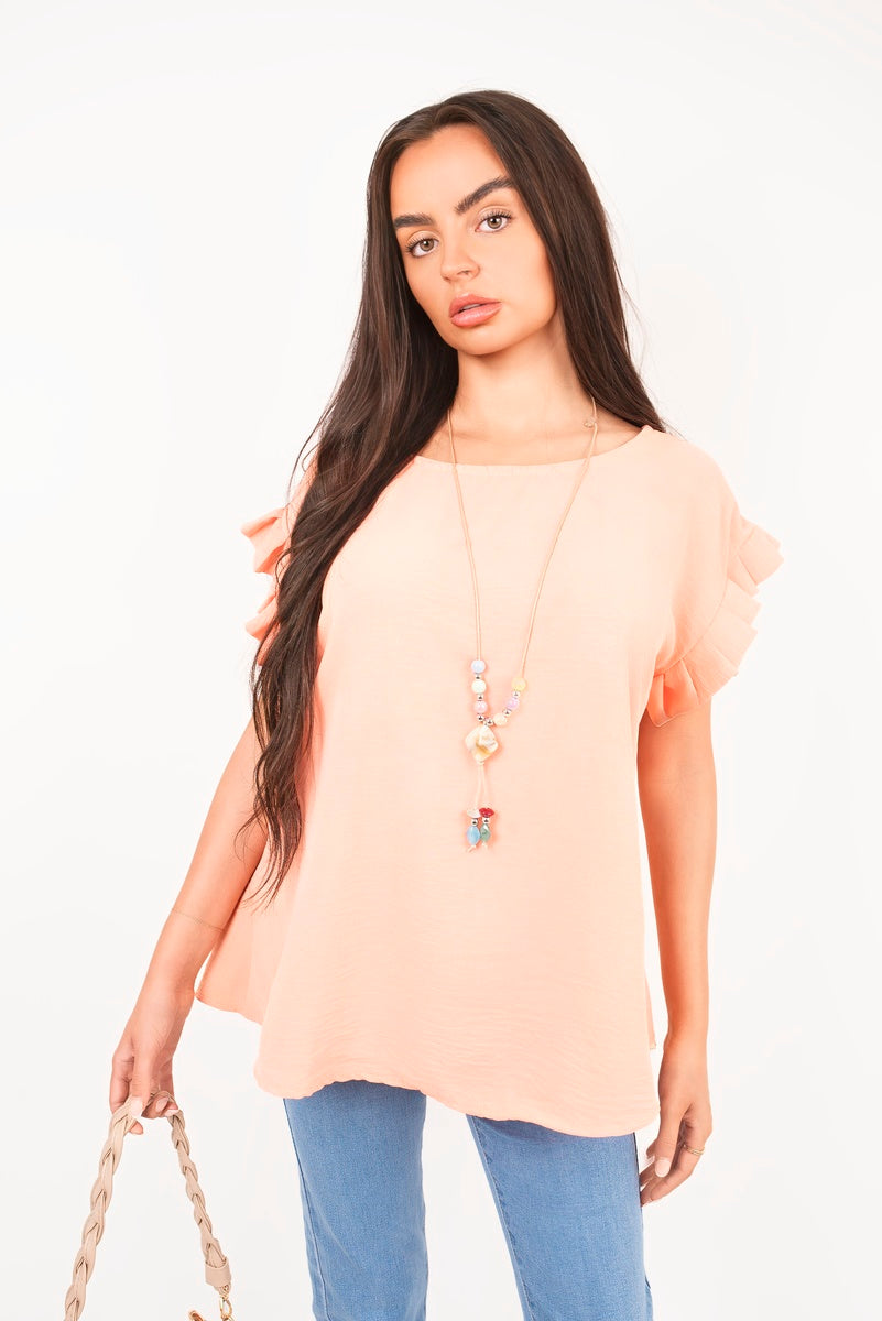 Oversized Top and Wide Leg Trousers Co-ord Set