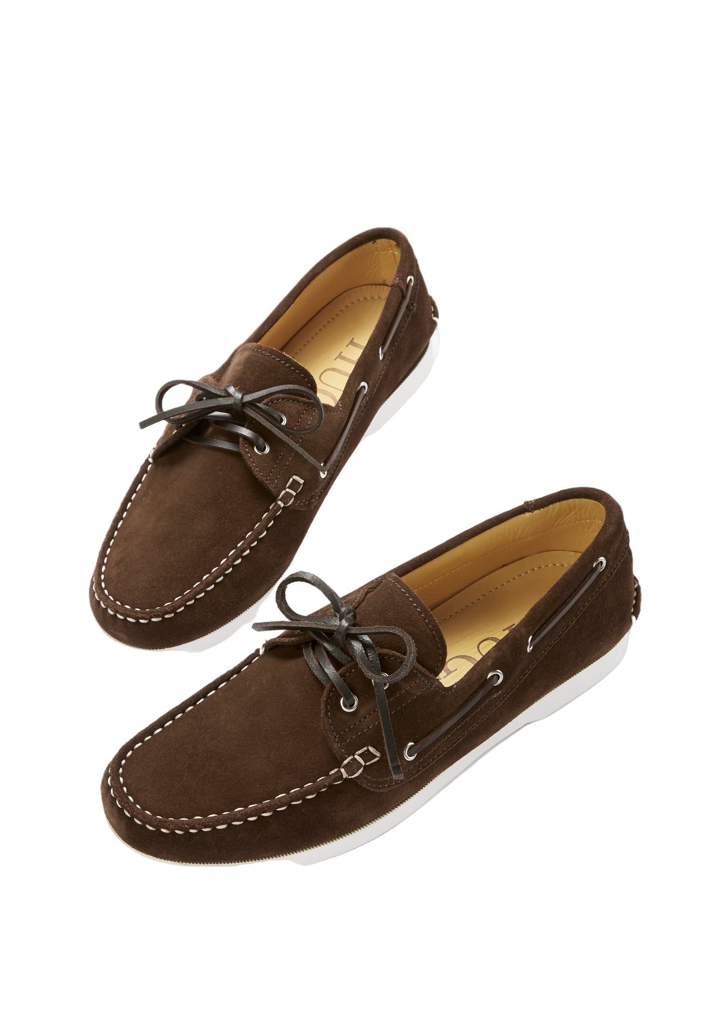 Deck Shoes, brown suede