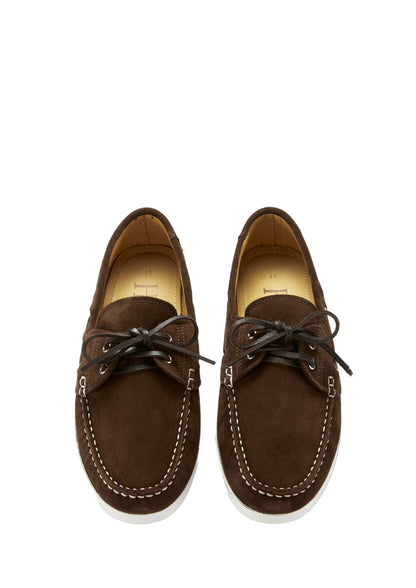 Deck Shoes, brown suede
