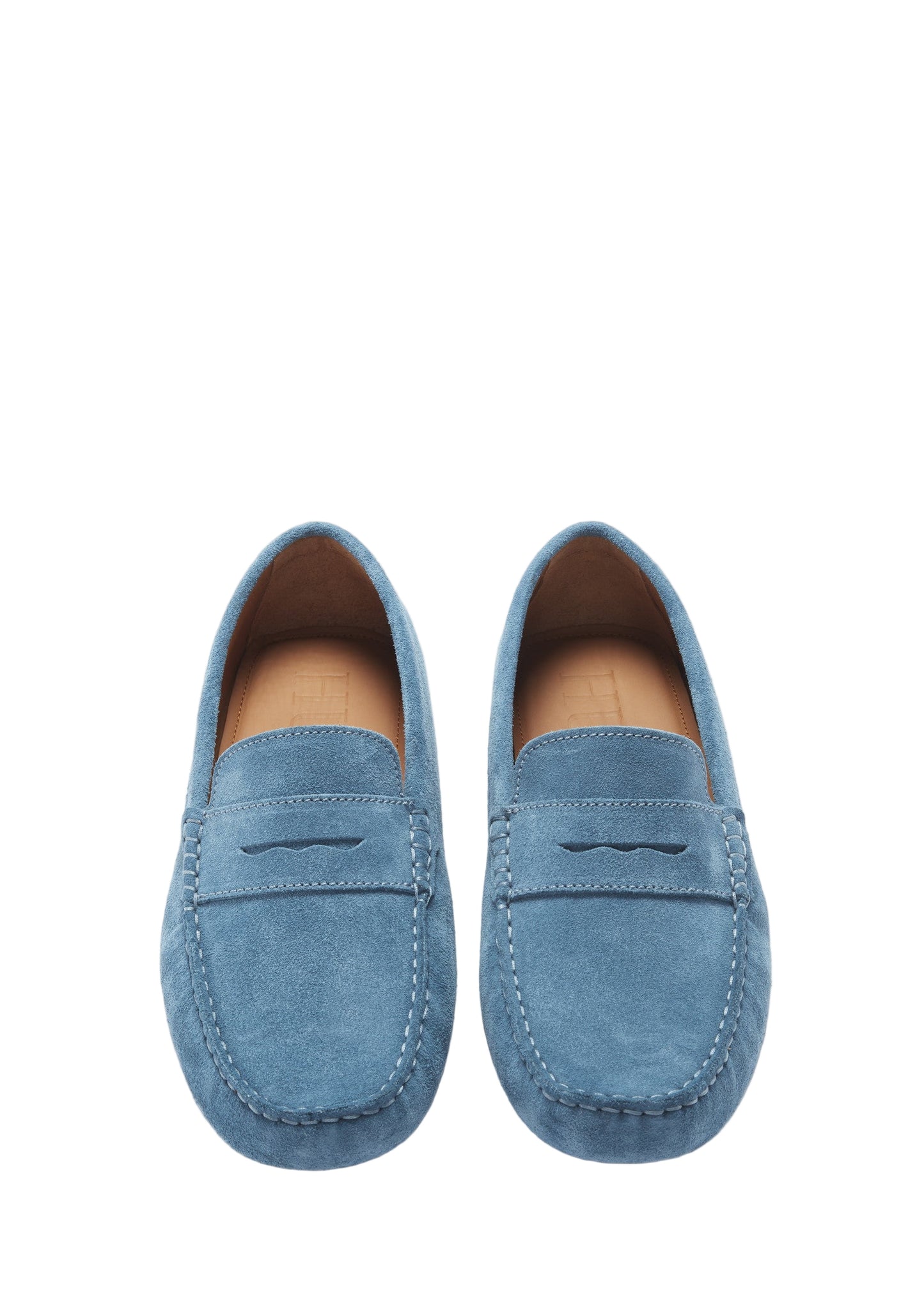 Penny Driving Loafers, petrol blue suede