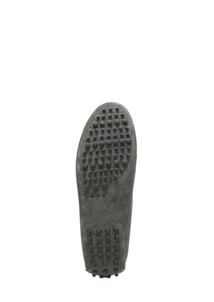 Men’s Penny Driving Loafers – Racing Green Suede Slip-On Shoes
