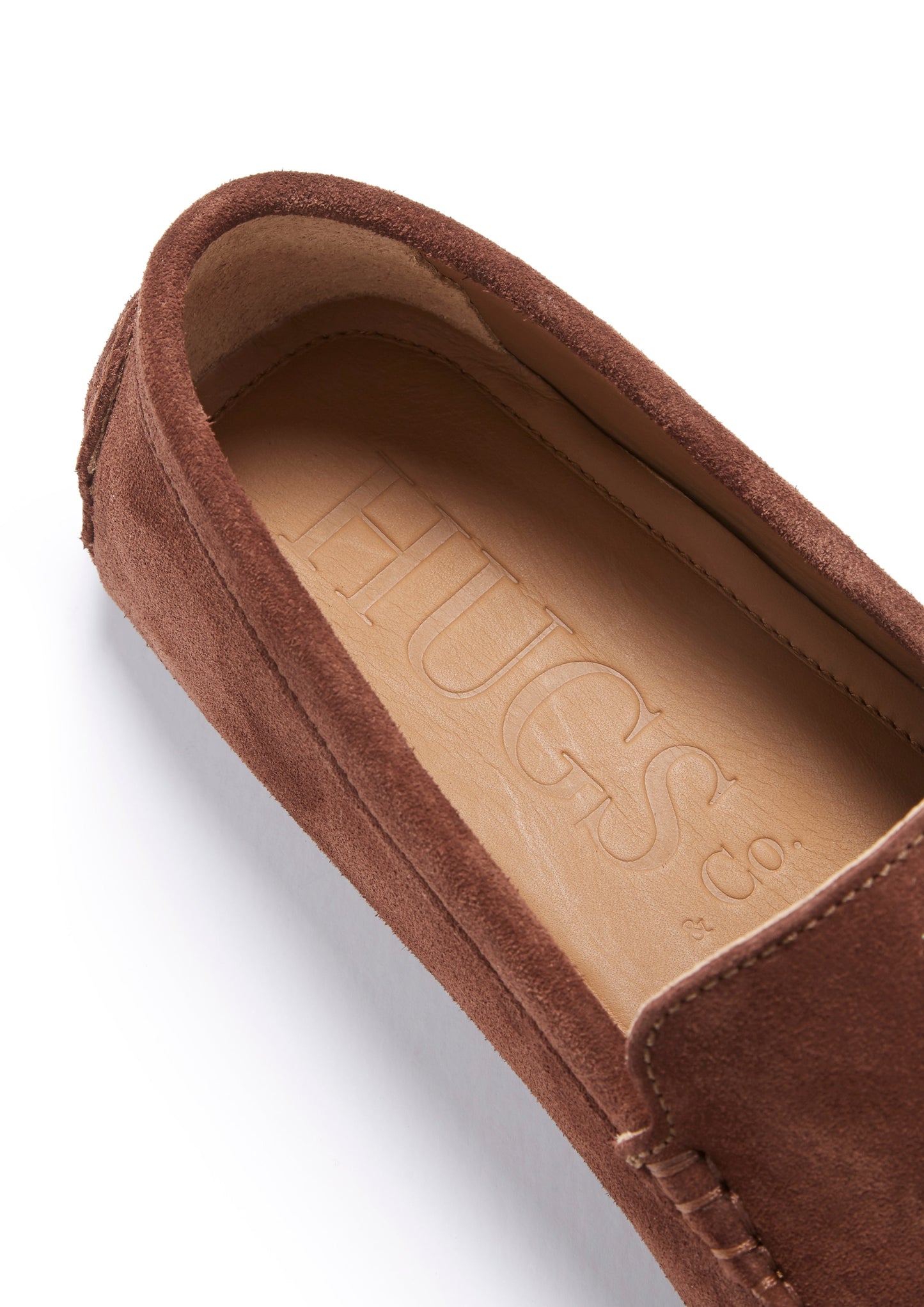 Men’s Tasselled Driving Loafers – Mahogany Brown Suede Slip-On Shoes