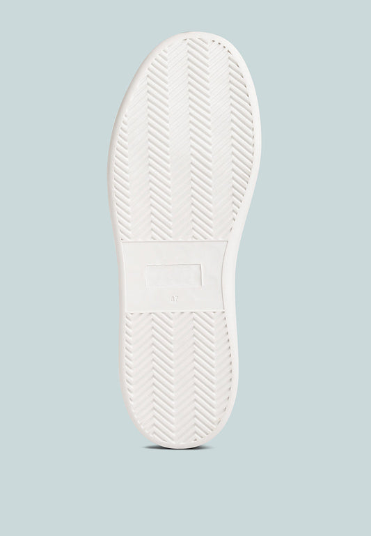 Minky Lace Up Casual Sneakers-1