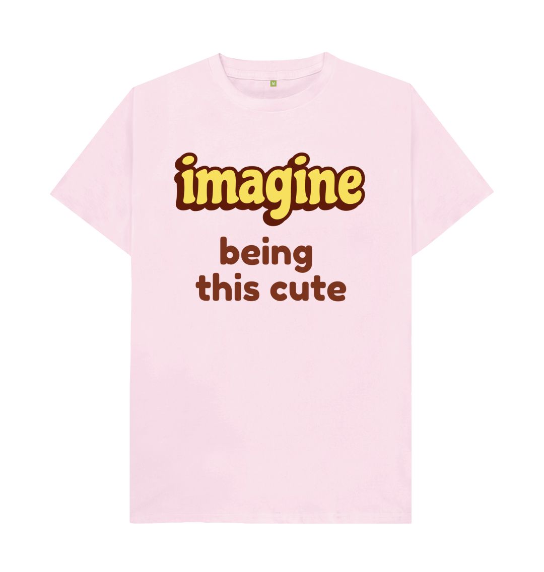 Pink Men's Imagine Print T-Shirts