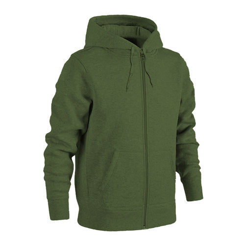 Urban Road Plain Zip Hoodie-2