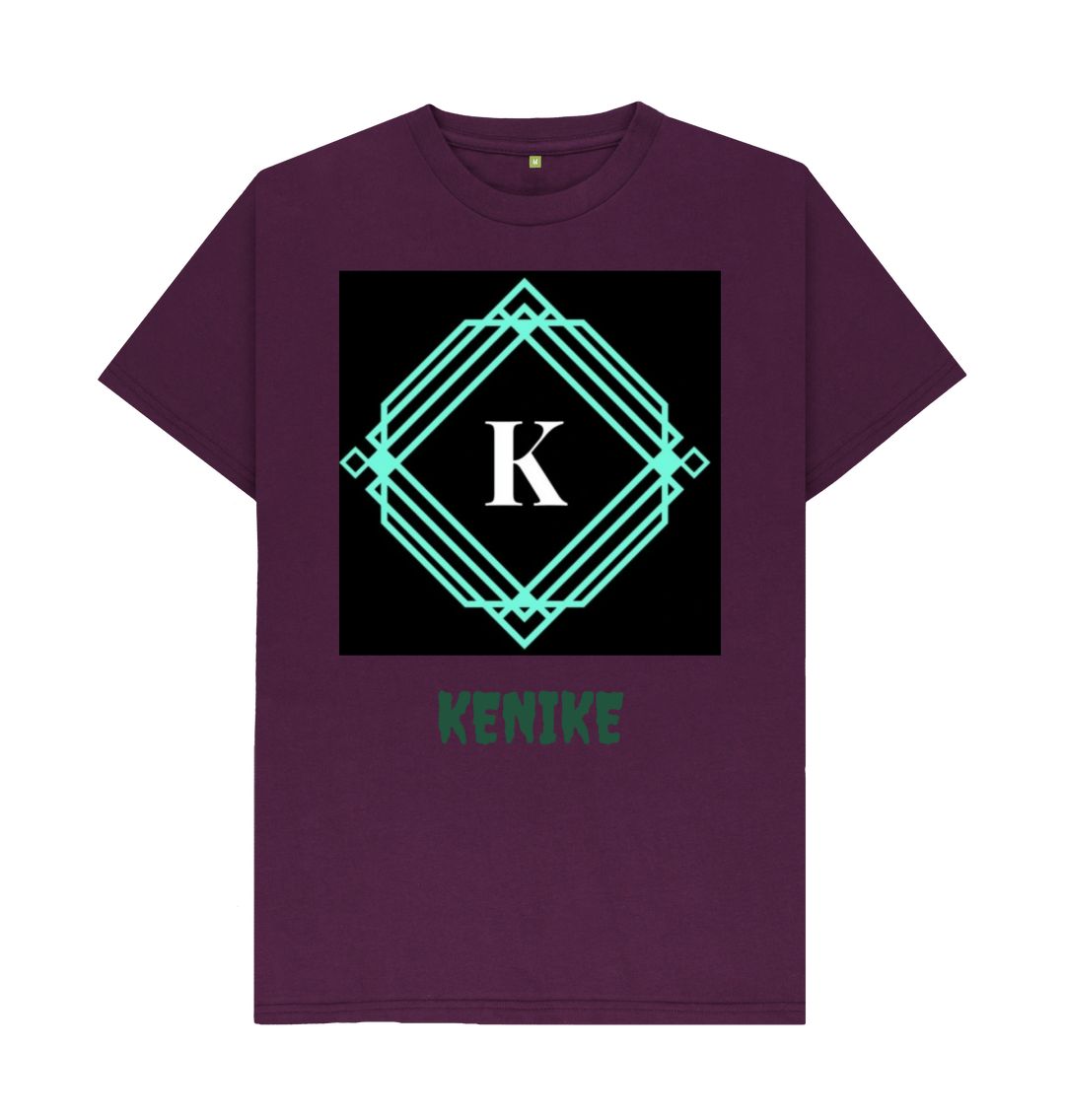 Purple Men's Kenike Brand Print T-Shirts