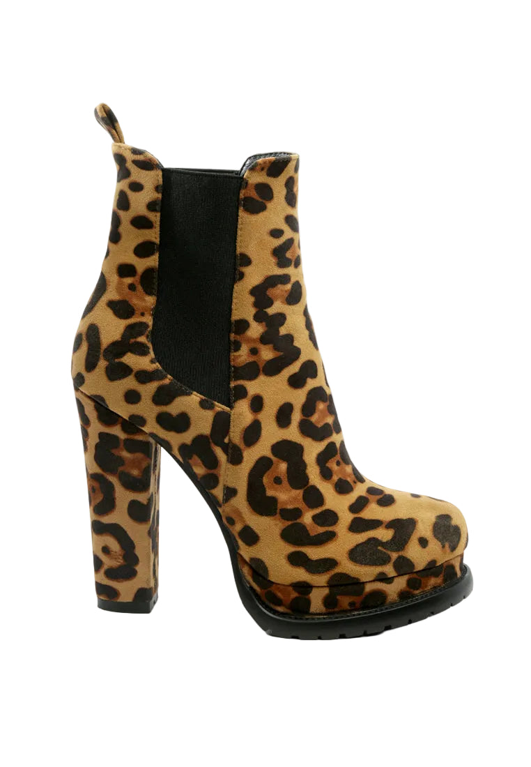 Spire Suede Block Heeled Boots-0
