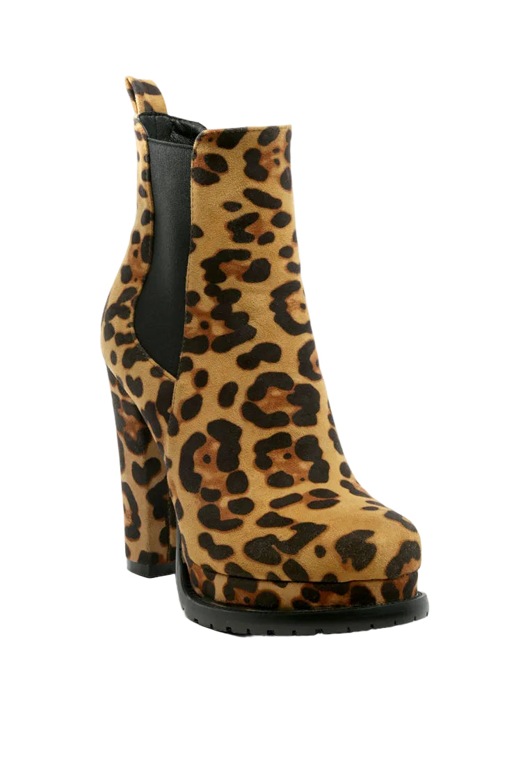 Spire Suede Block Heeled Boots-1