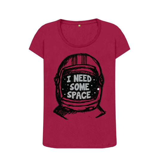 Cherry I Need Some Space Print Women T-Shirts