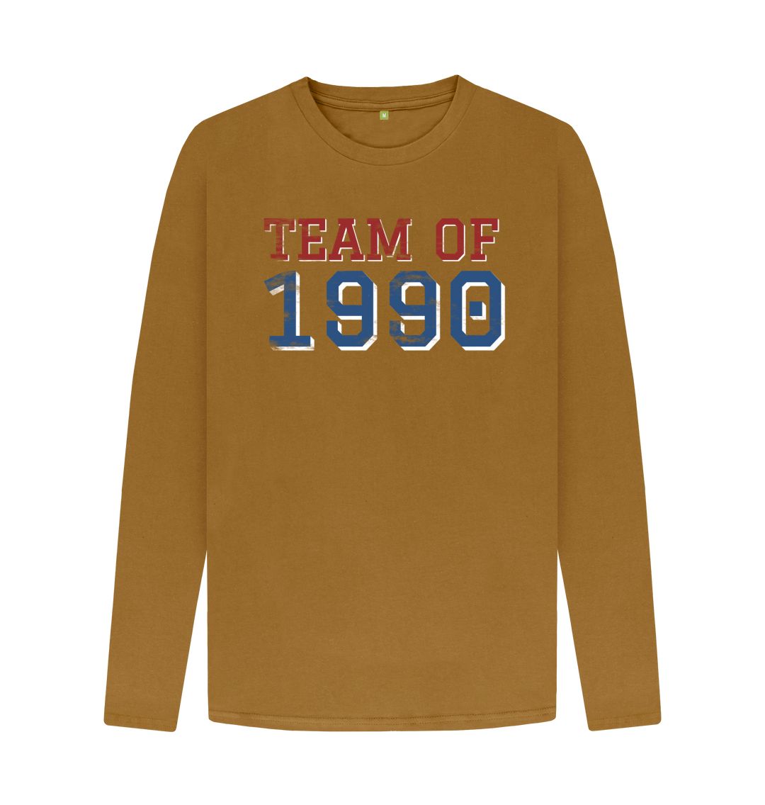 Brown TEAM OF 1990 Print Men's Jumper