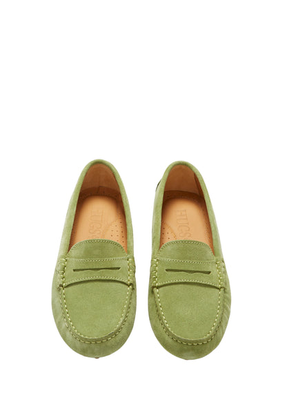 Women’s Penny Driving Loafers - Olive Green