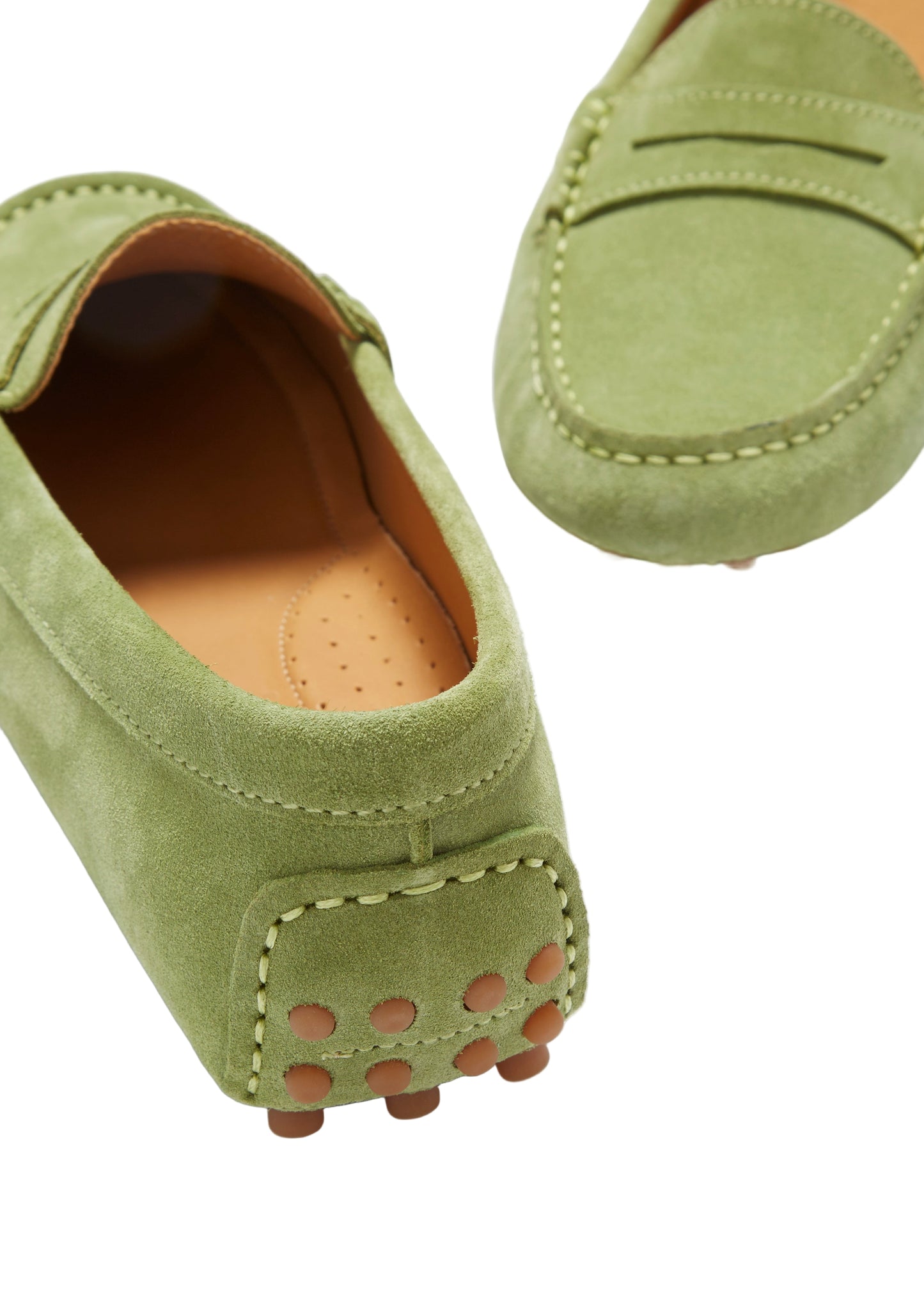 Women’s Penny Driving Loafers - Olive Green
