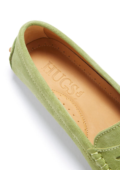 Women’s Penny Driving Loafers - Olive Green
