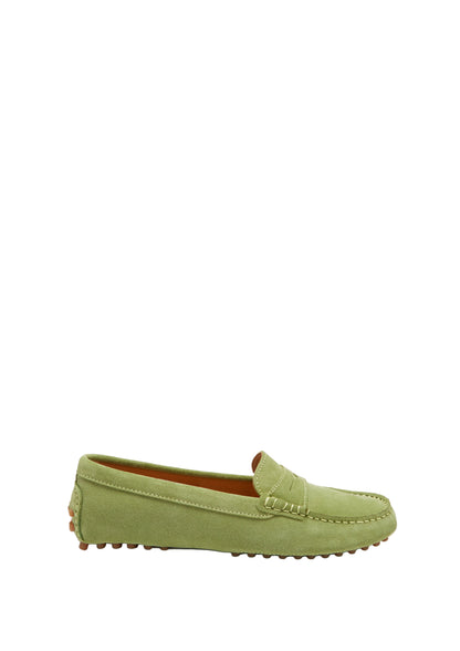 Women’s Penny Driving Loafers - Olive Green