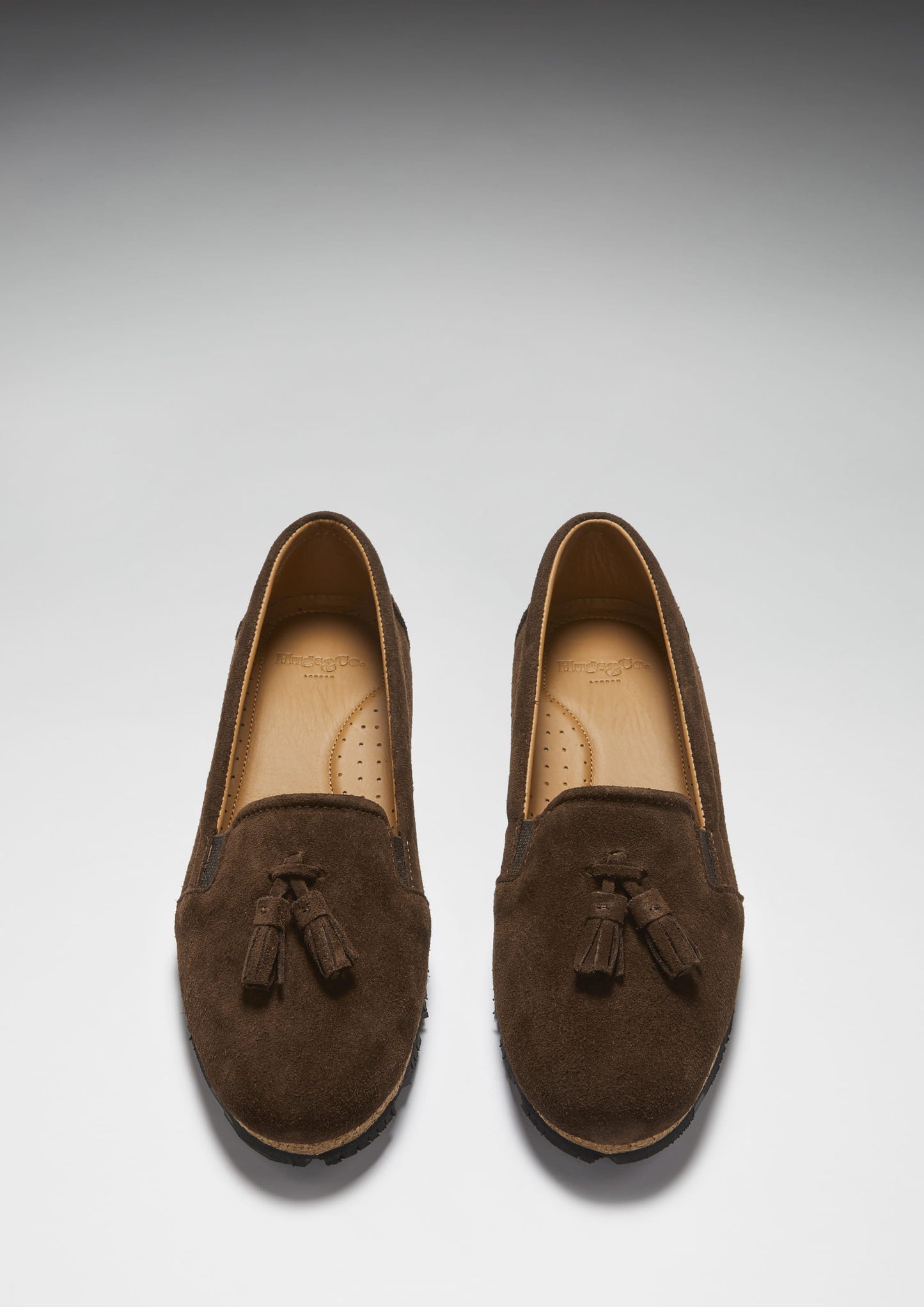 Women’s Tasselled Espadrilles – Brown Suede Slip-On Flats
