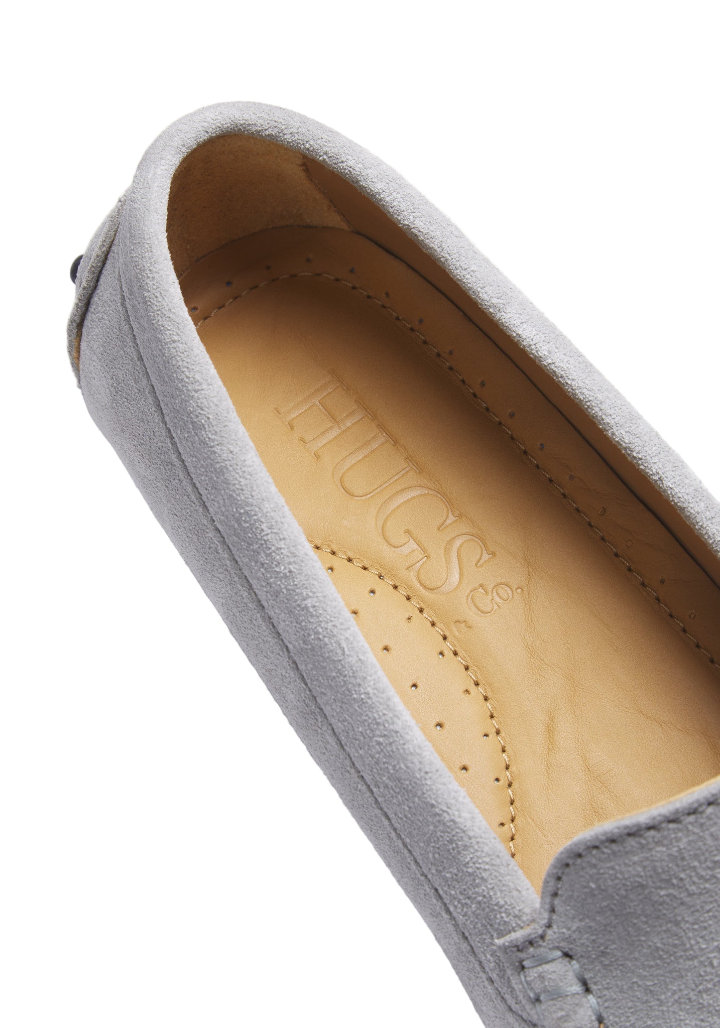 Women's Tasselled Driving Loafers, dove grey suede