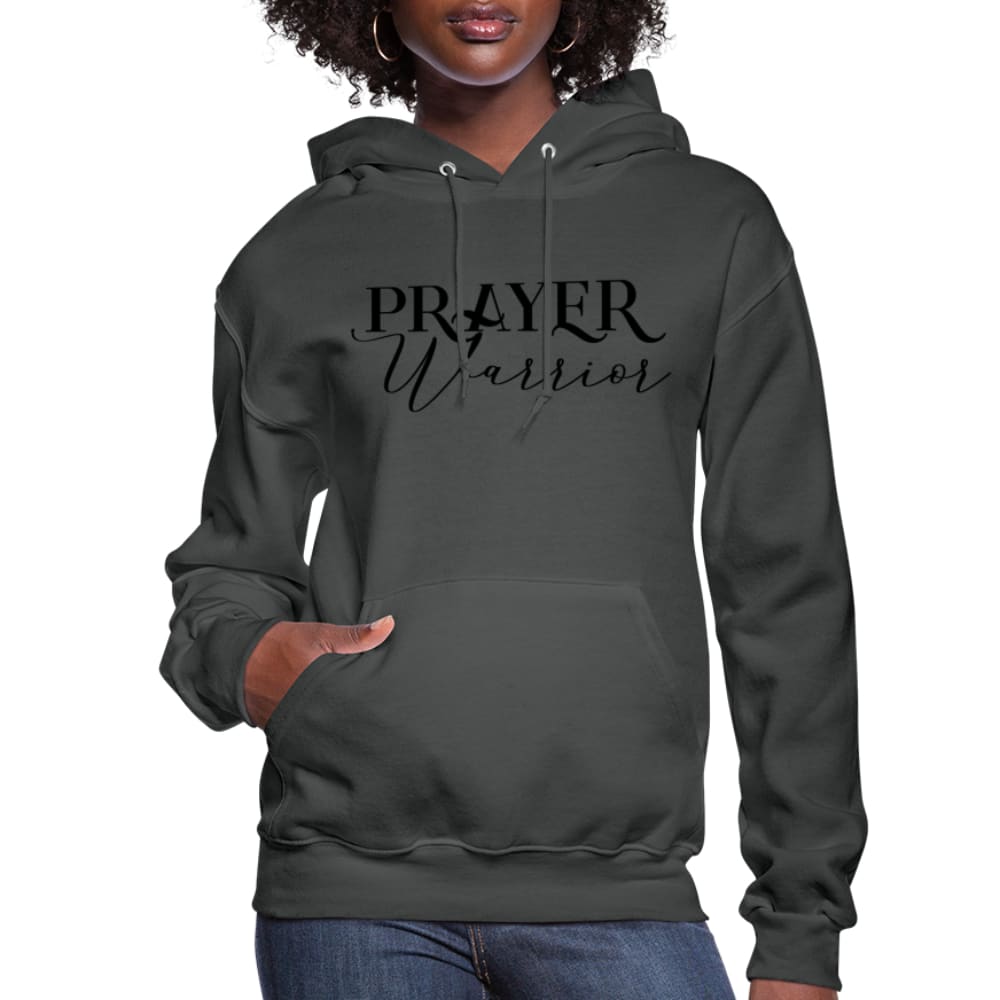 Womens Hoodie, Prayer Warrior Graphic - S390025-10